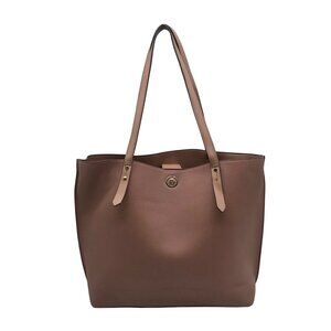 Anne Klein Pink Leather Tote Bag